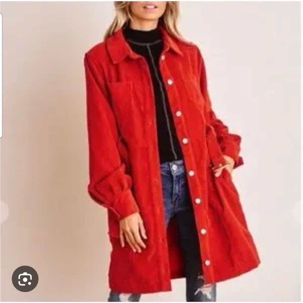 Ces Femme Jacket Size Medium Will Fit Large Rust Orange